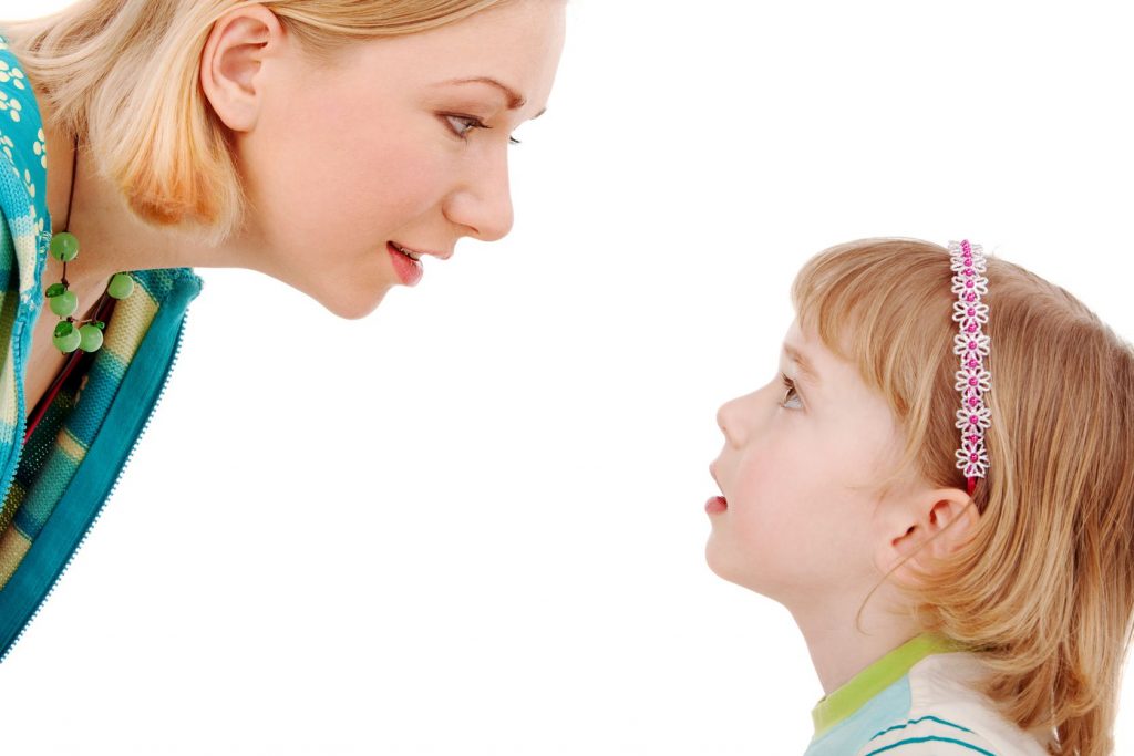 4414482 - happy mother and daughter on isolated white